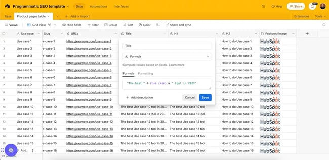 programmatic seo,  wordpress